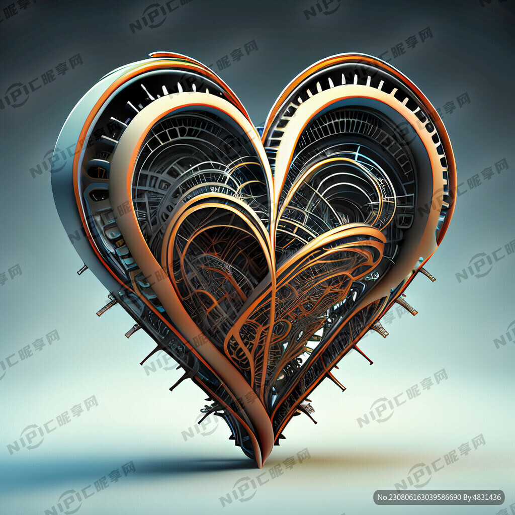 结构力学杆件组合成一个心形状