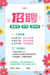 美容美甲招聘海报