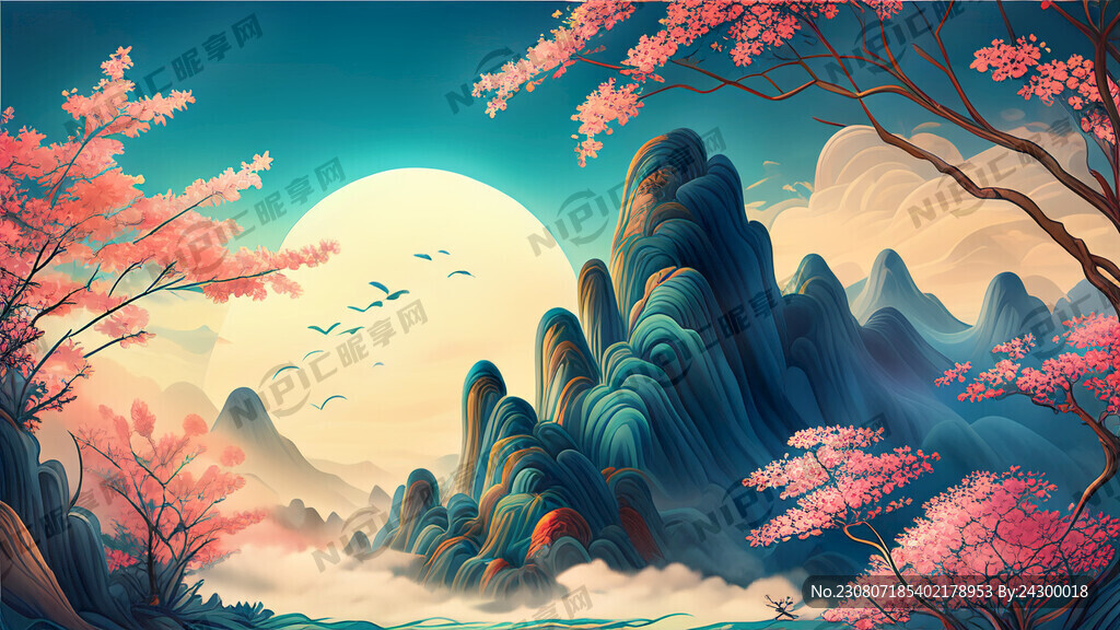 游戏梦幻唯美新中式风景 超高清