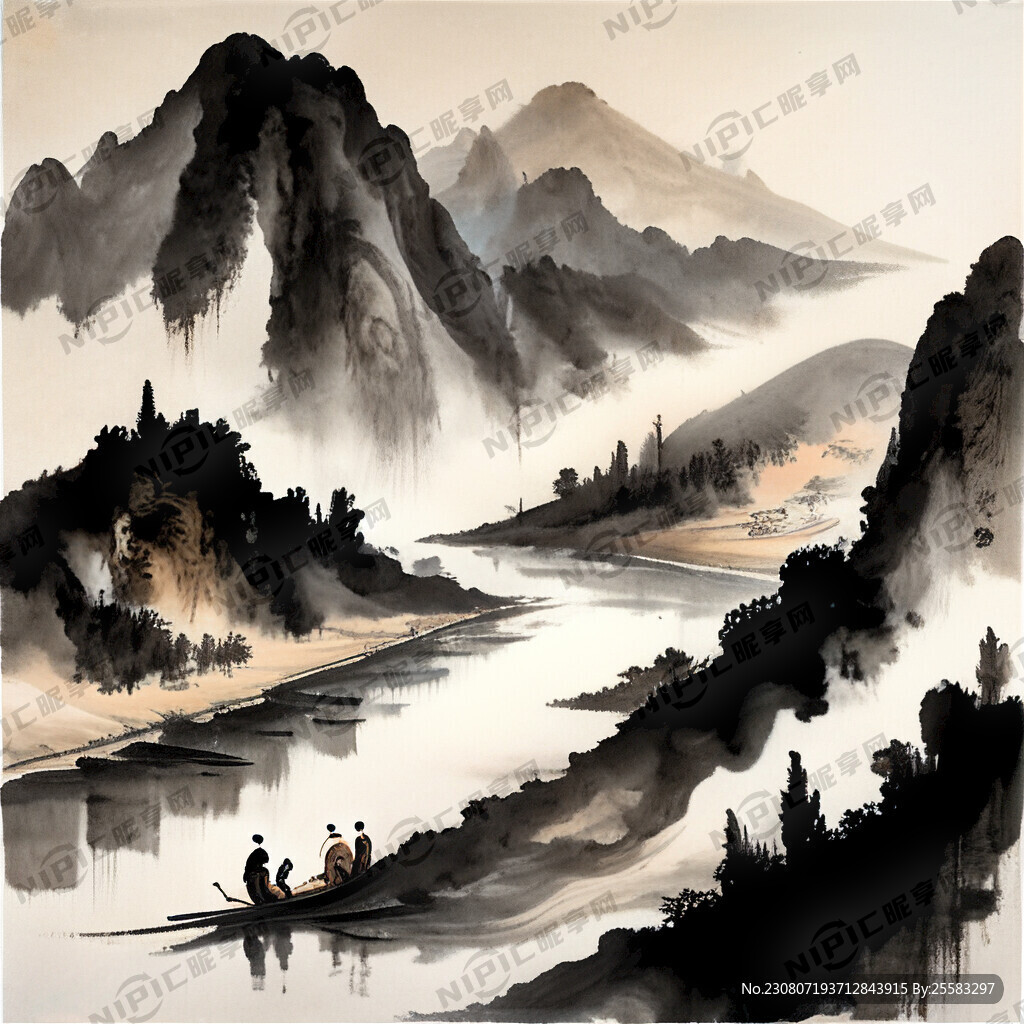 水墨山水