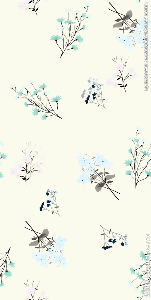手绘花