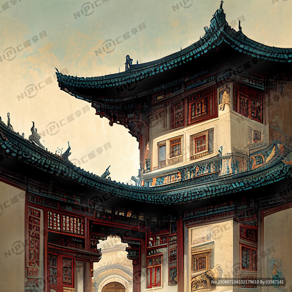 古代建筑中西合璧中国建筑唐代建