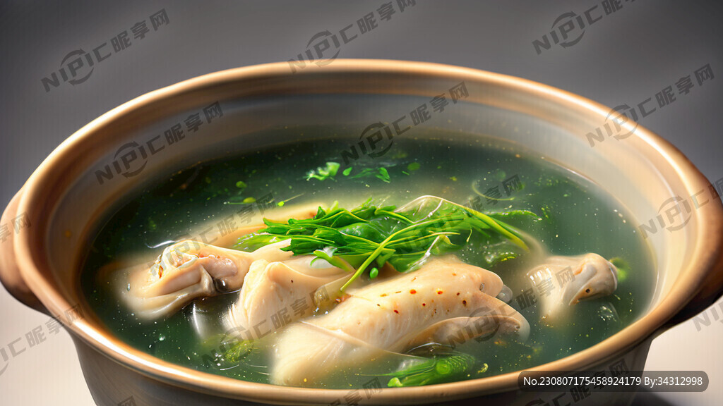 时令菌皇煲水鱼鸡汤