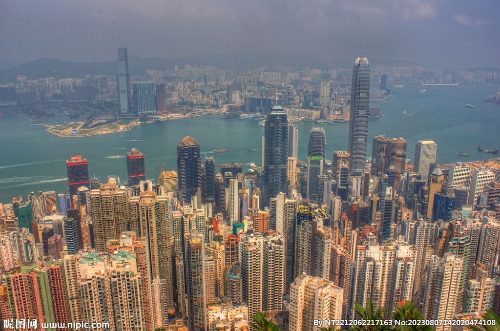 香江建筑及海景