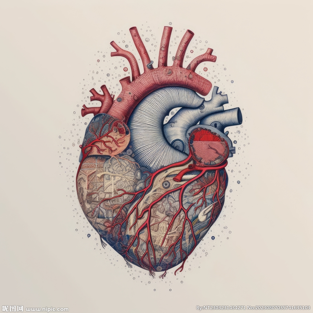 人体心脏器官设计矢量素材,图片-图行天下素材网