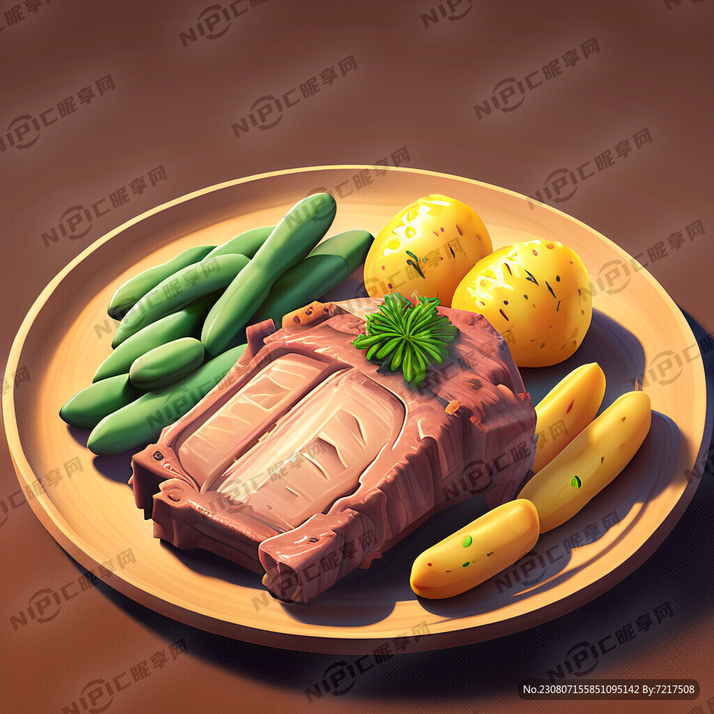 土豆豆角烧排骨