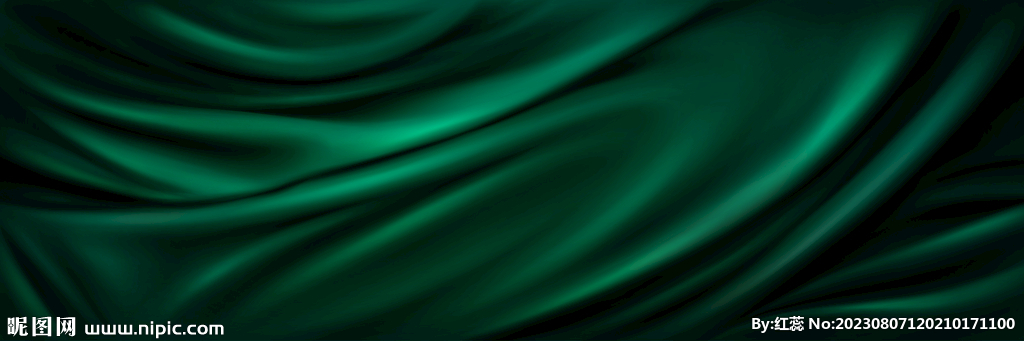 墨绿色反光丝绸背景布