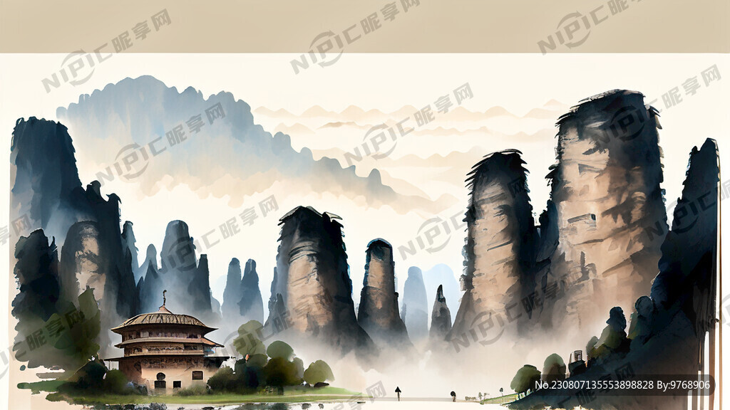 张家界莓茶 土家族元素