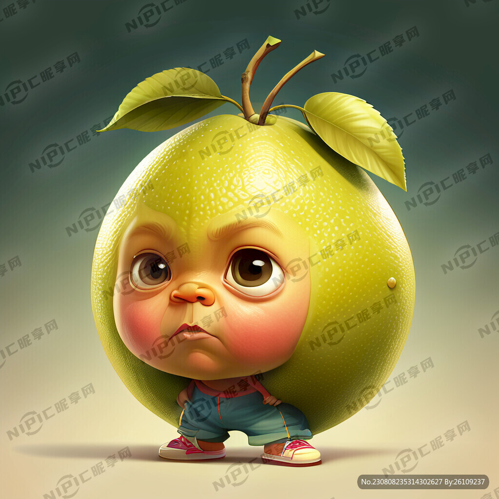 柚子卡通小孩子