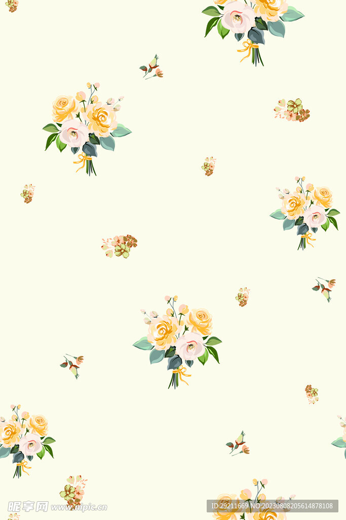 手绘花 