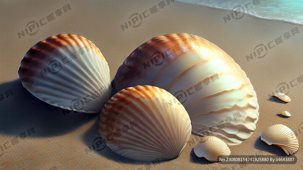 海滩贝壳