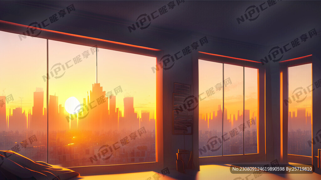 日出城细节壮丽房间