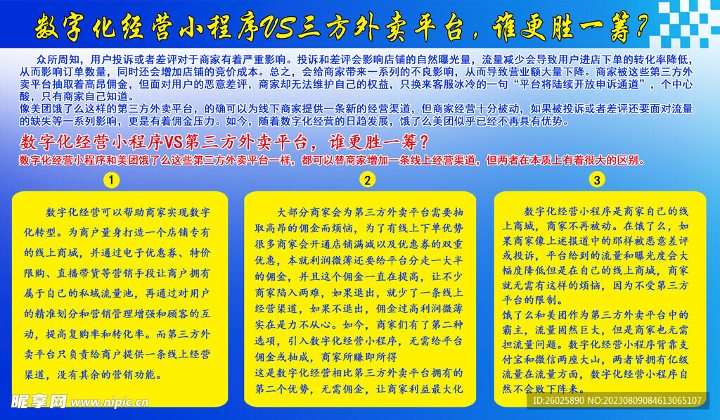 数字化经营小程序优势