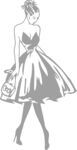 女装 卡通手绘