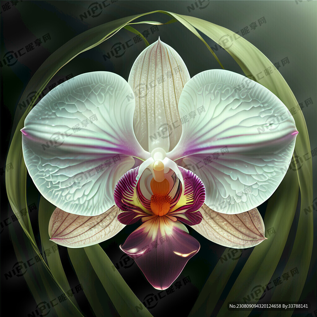 兰花 郁郁葱葱 晶莹剔透