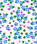 小碎花  黑白花 单色花