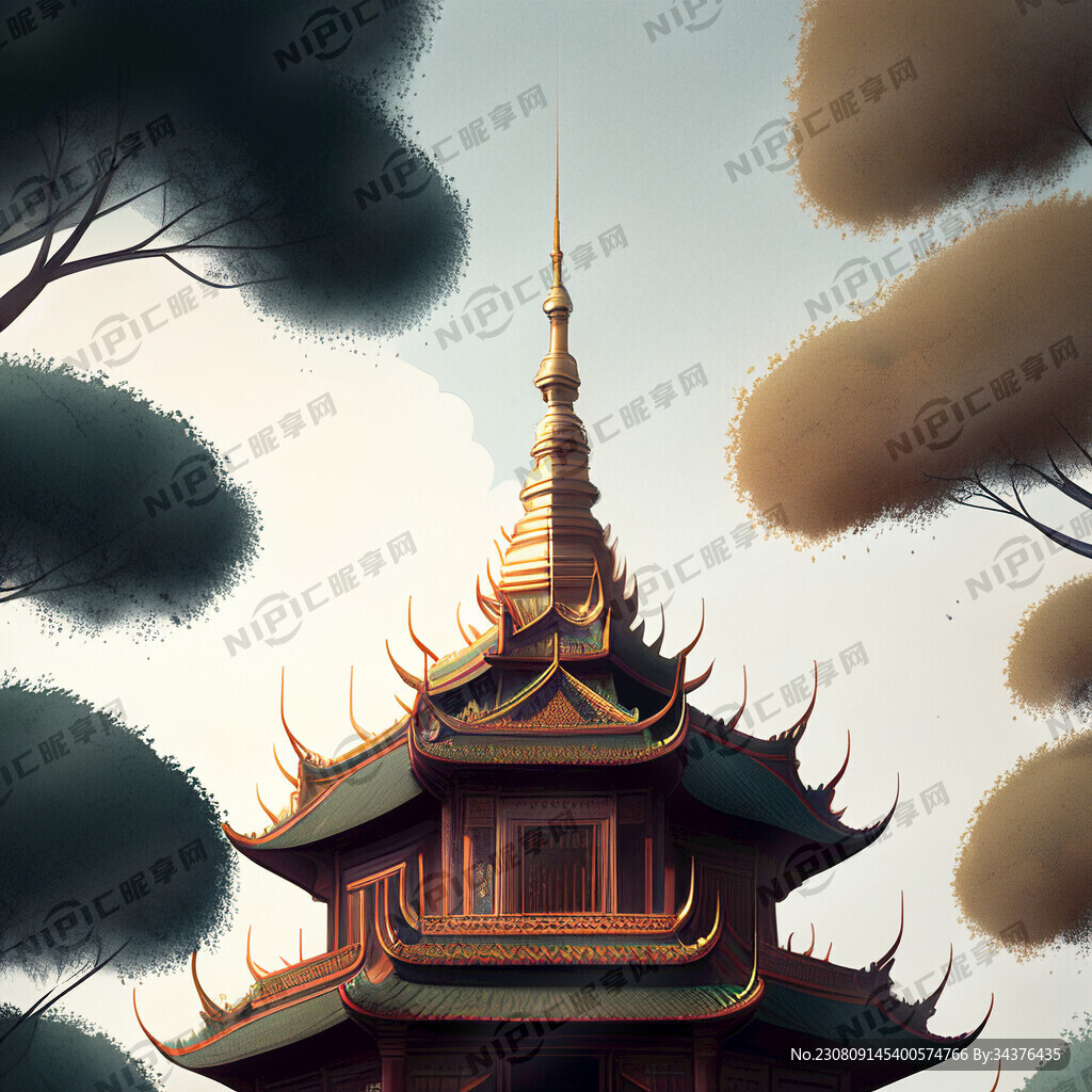 西双版纳建筑风情