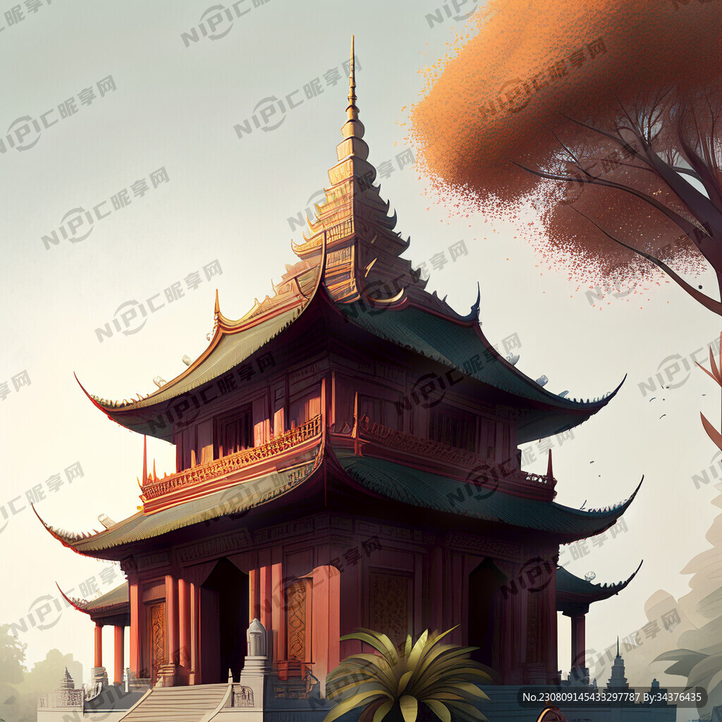 西双版纳建筑风情