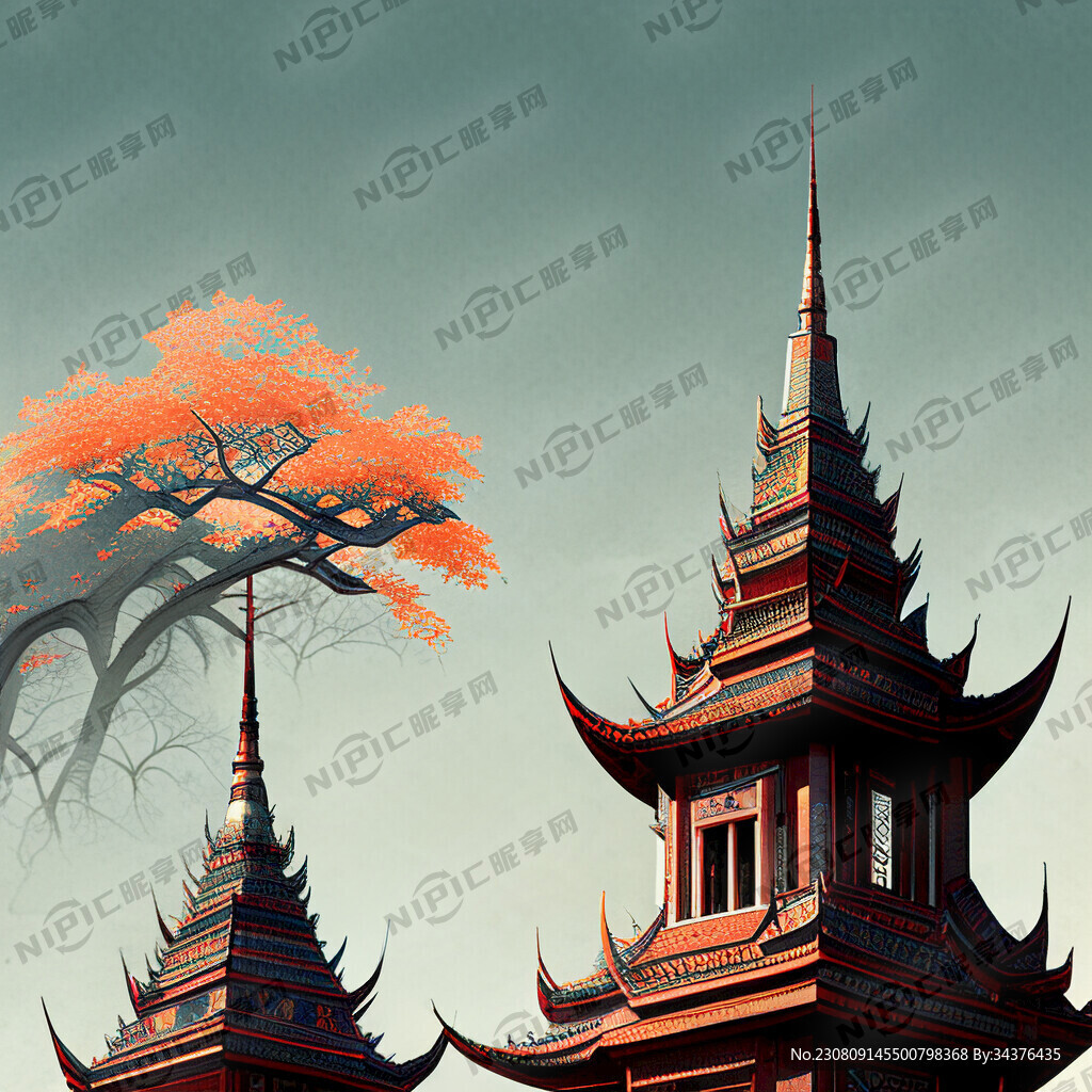 西双版纳建筑风情