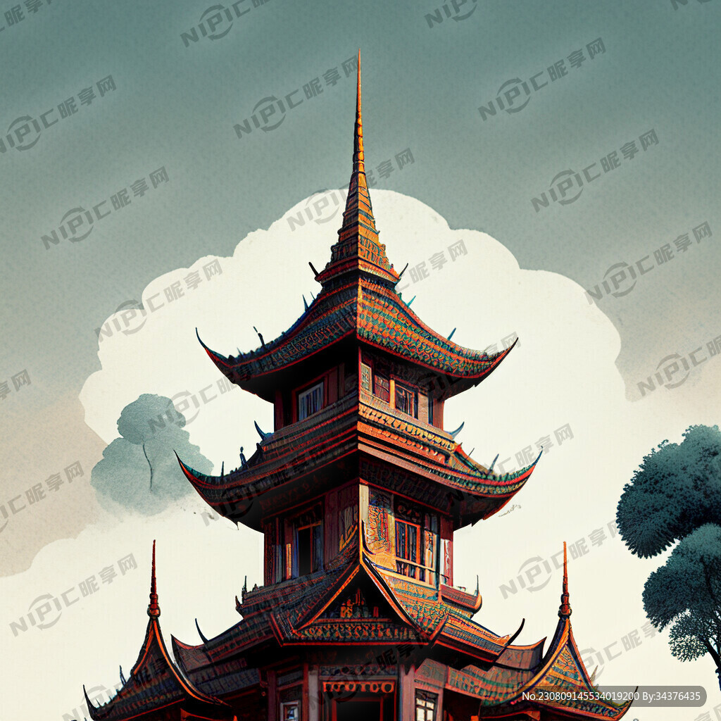 西双版纳建筑风情