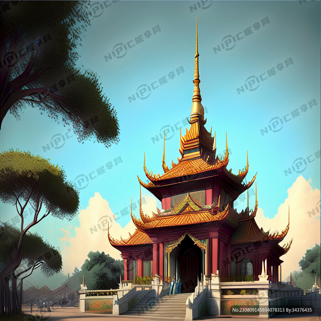 西双版纳建筑风情