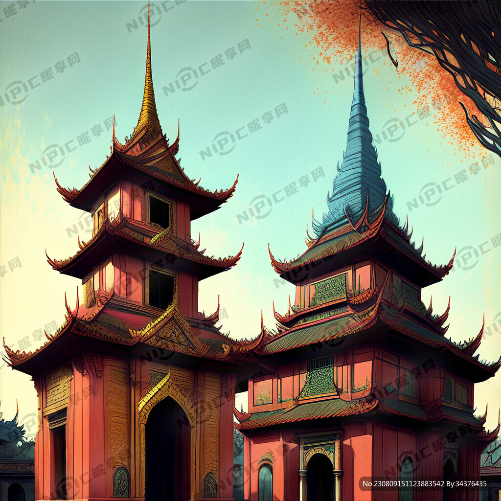 西双版纳建筑风情