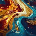 流体框画 
