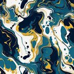 流体框画 