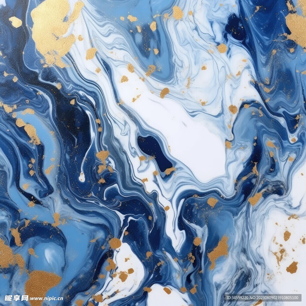 流体框画 
