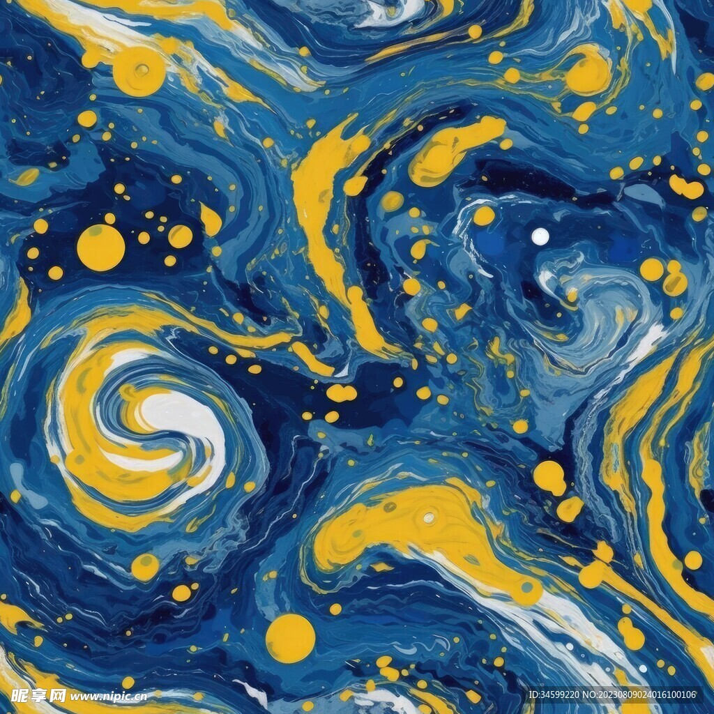 流体框画 