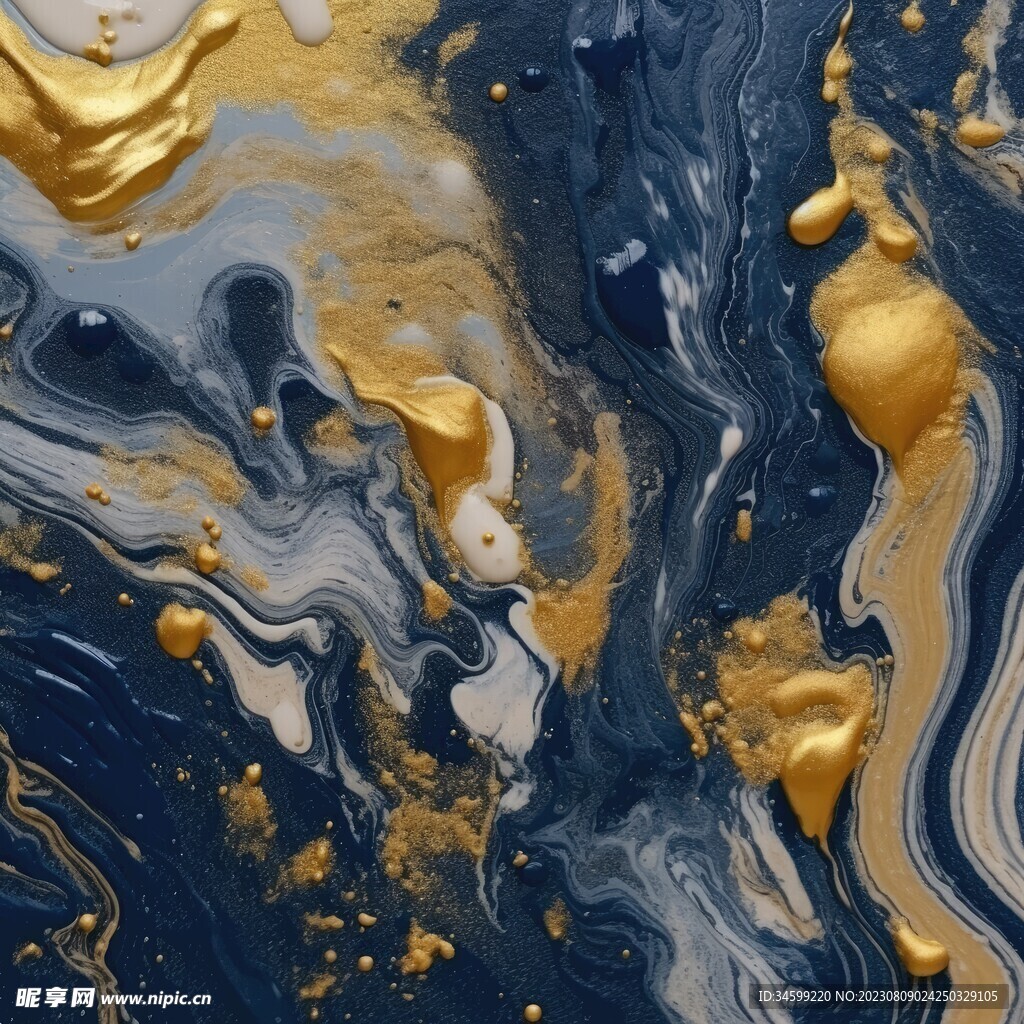 流体框画 