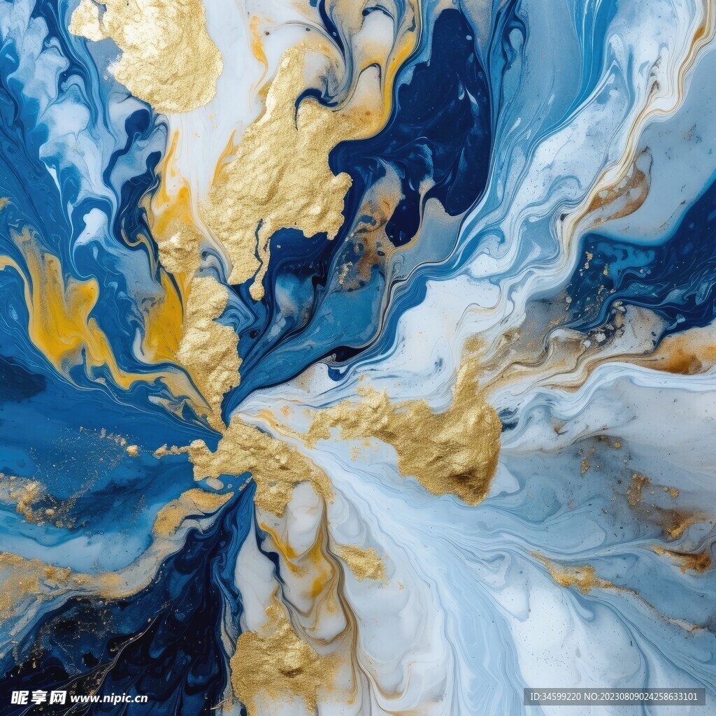 流体框画 