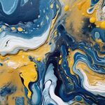 流体框画 