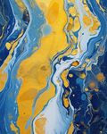 流体框画 