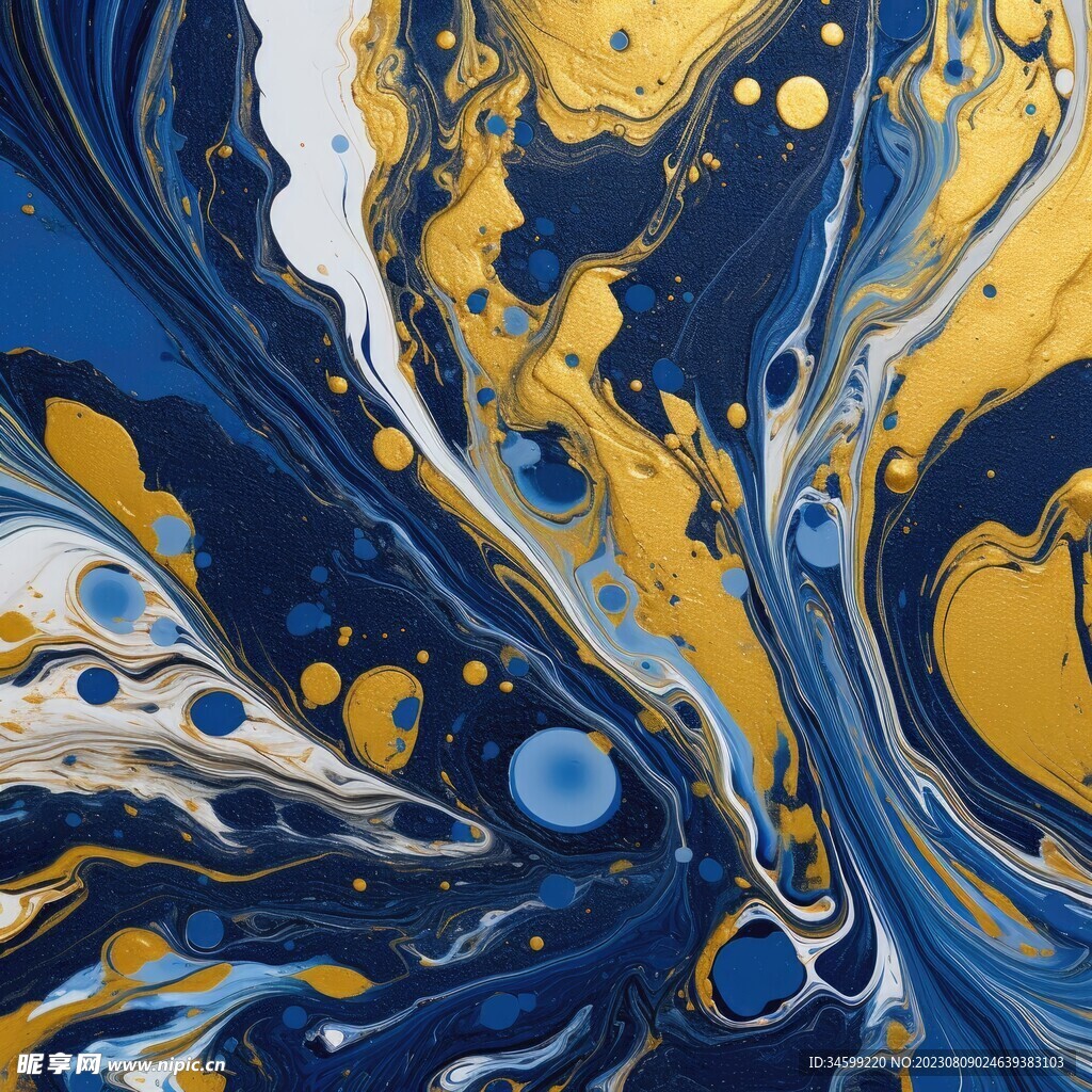 流体框画 
