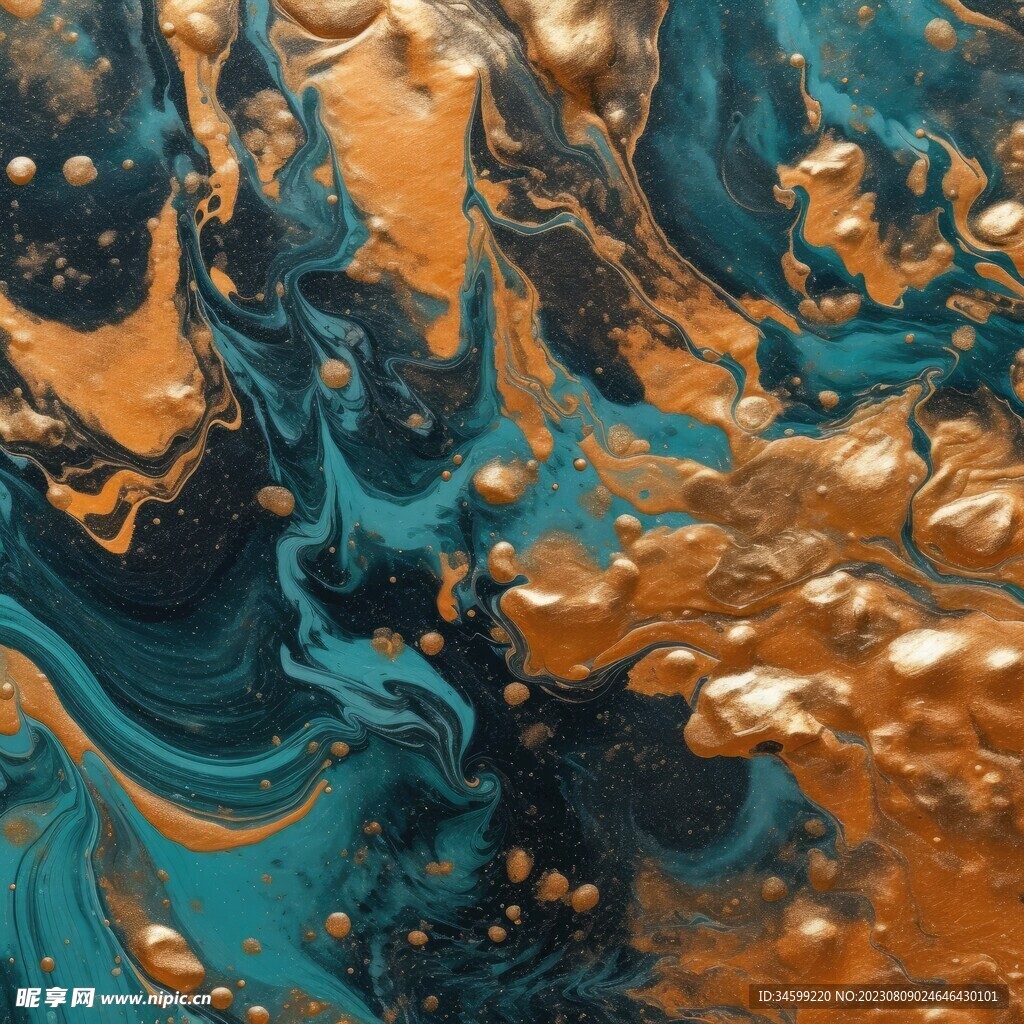 流体框画 