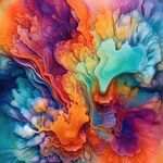 流体框画 