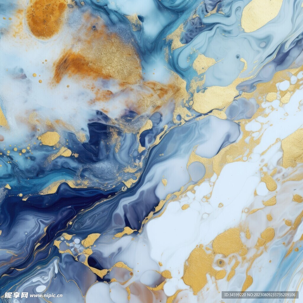 流体框画 