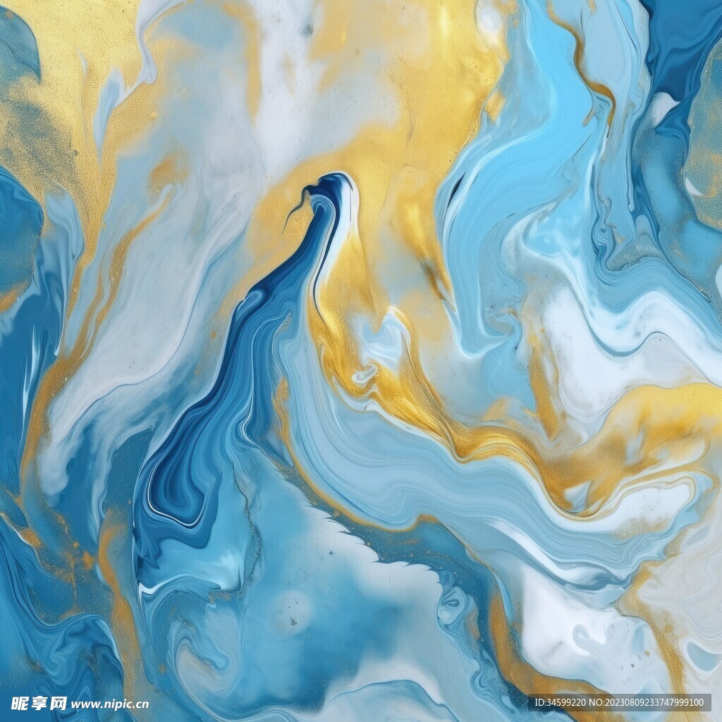 流体框画 