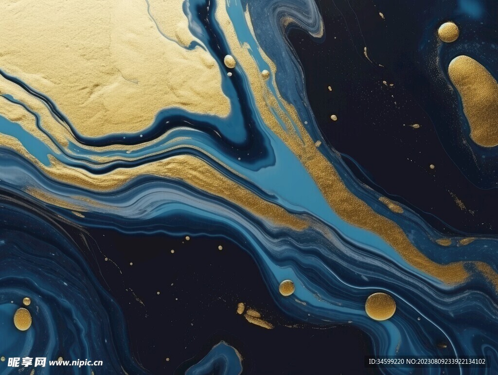 流体框画 
