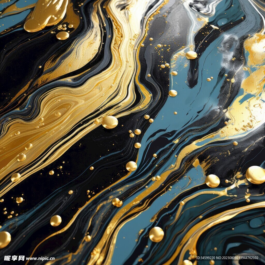 流体框画 