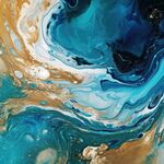 流体框画 