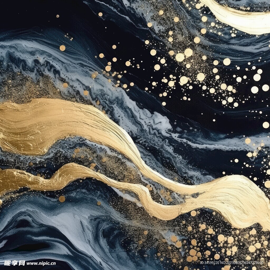 流体框画 