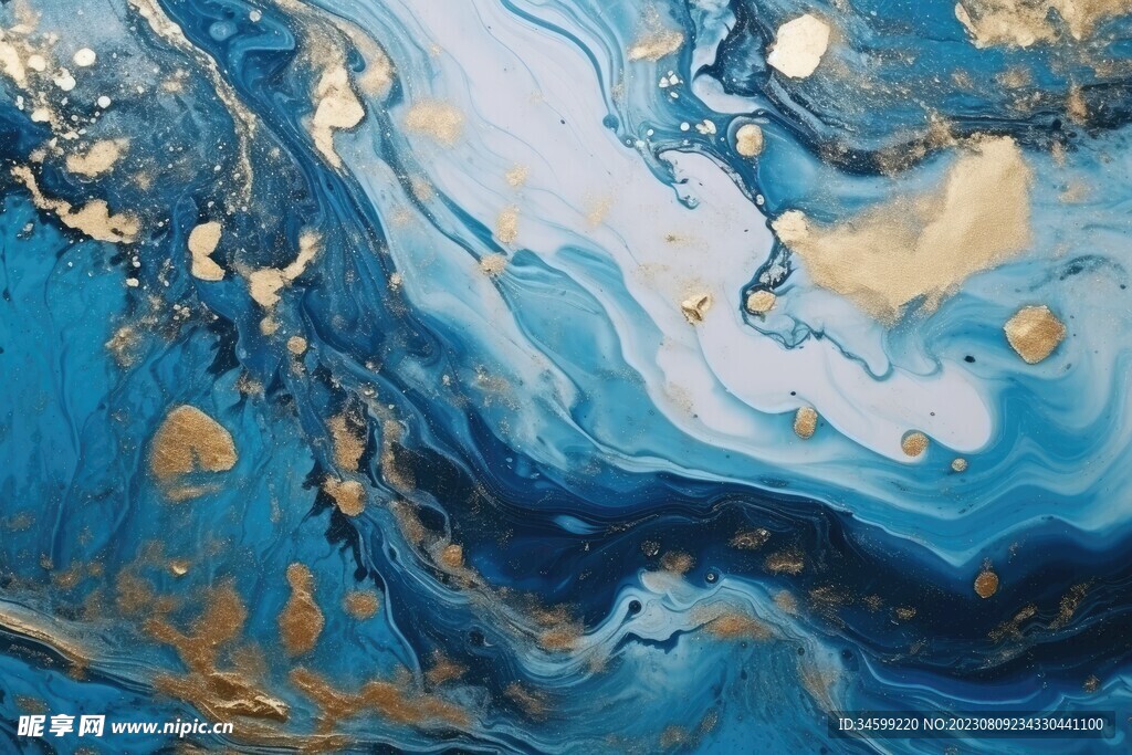 流体框画 