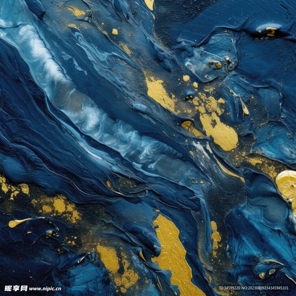 流体框画 