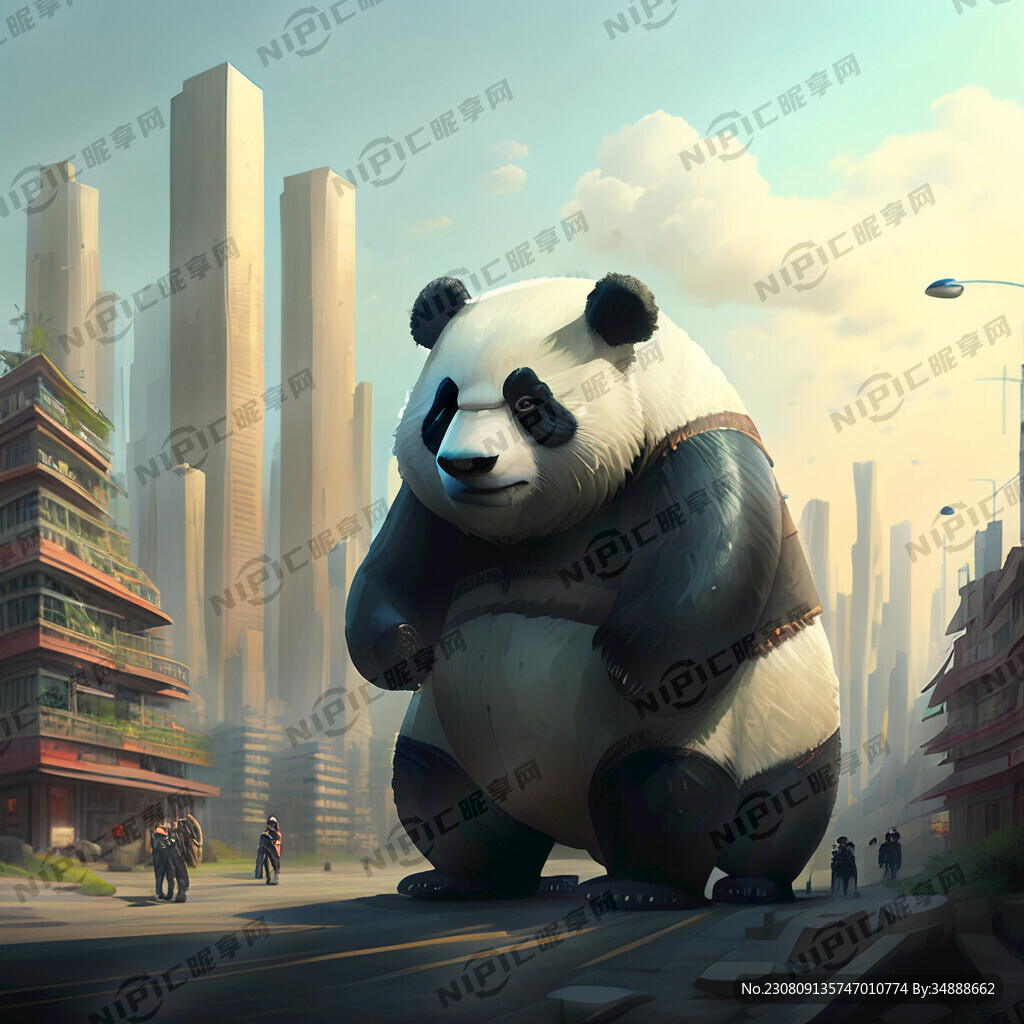 绘画出成都这座城市 体现大熊猫