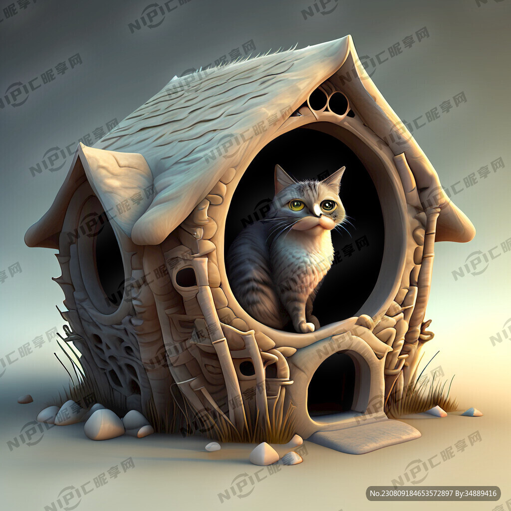 精致猫窝图片