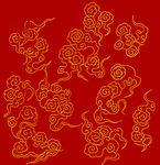 云朵线描