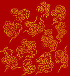 云朵线描