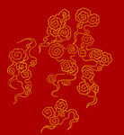 云纹线描